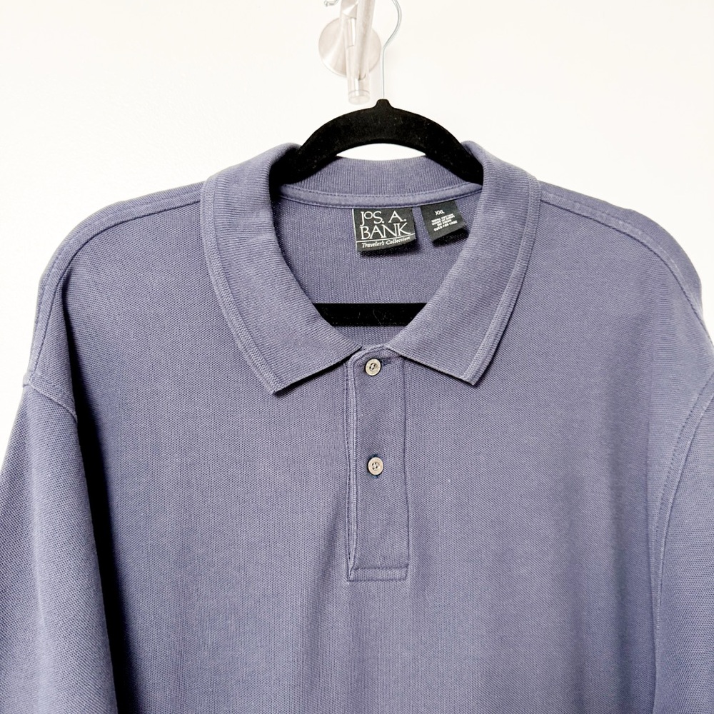 Set Of 2 Jos. A. Bank Traveler's Collection Casual Fall Short Sleeve Polos XXL - Picture 11 of 16